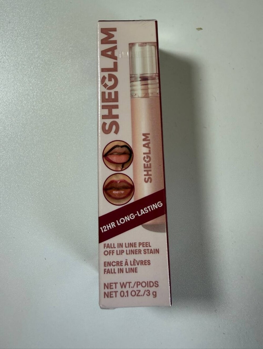 SheGlam Peel-Off Lip Liner Stain — Nude Pink